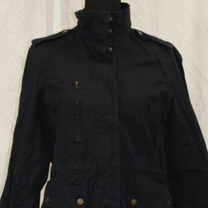 Forever 21 Navy Blue Long Sleeve Jacket